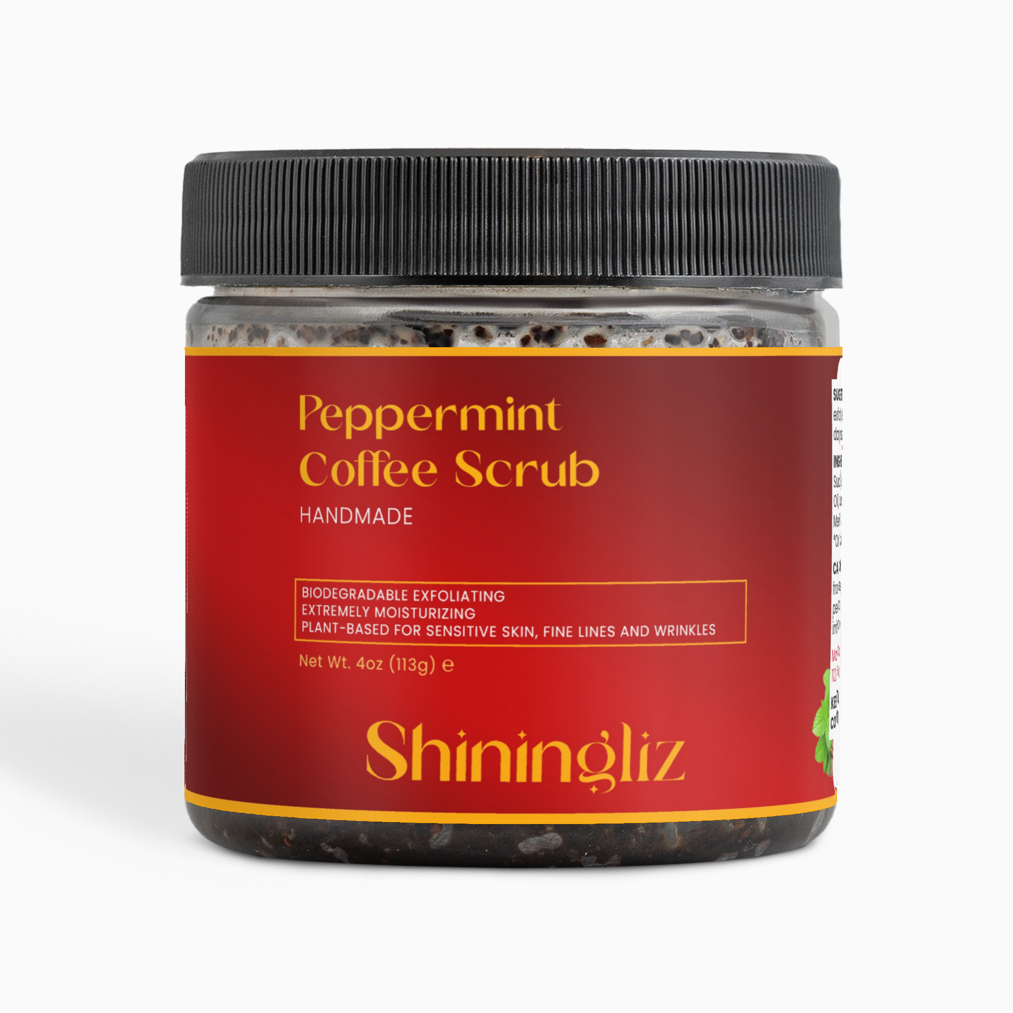 Peppermint Coffee Scrub